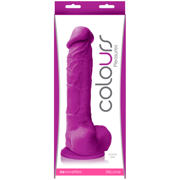 Colours Pleasures Dildo Groß 25 cm mit Saugnapf