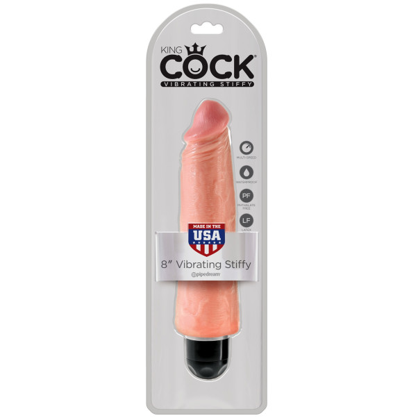 King Cock Stiffy Dildo-Vibrator 23,3 cm