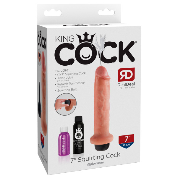 King Cock Realistischer Spritzdildo 21,6 cm