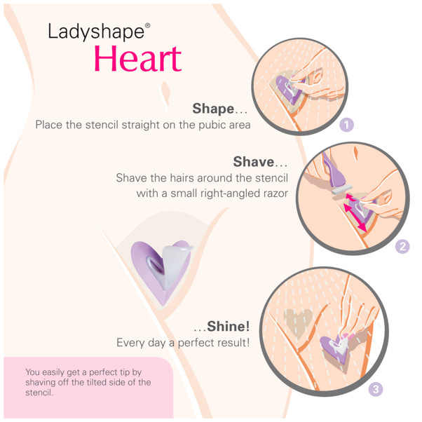 Ladyshape Bikini Shaping Tool Heart