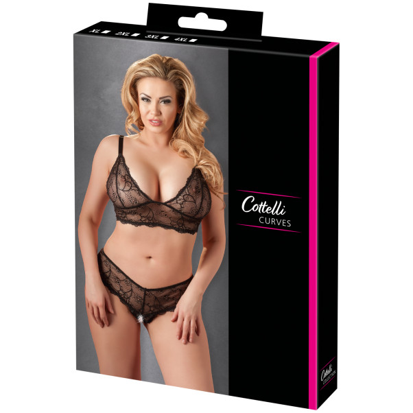 Cottelli Ouvert Spitzen-BH-Set Plus Size