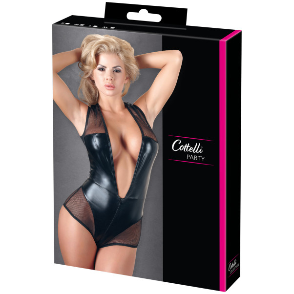 Cottelli Wetlook-Bodystocking 