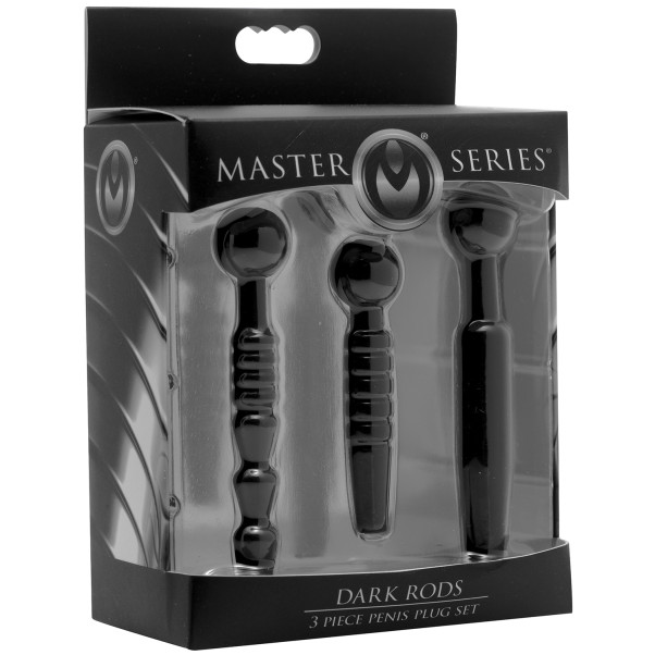 Master Series Dark Rods Penisplug-Set