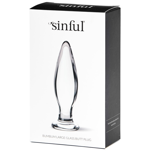 Sinful BumBum Analplug aus Glas Groß