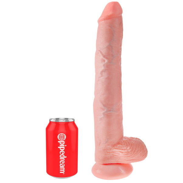 King Cock Realistischer Dildo mit Hoden 35 cm