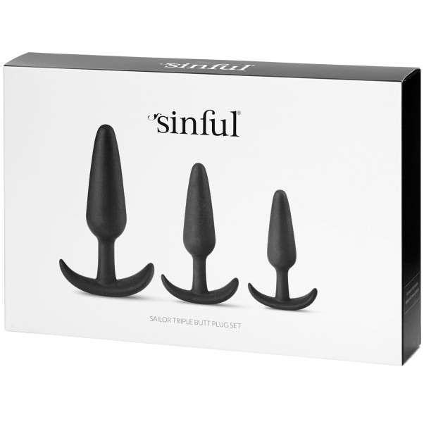 Sinful Sailor Amaysin Triple Analplug-Set