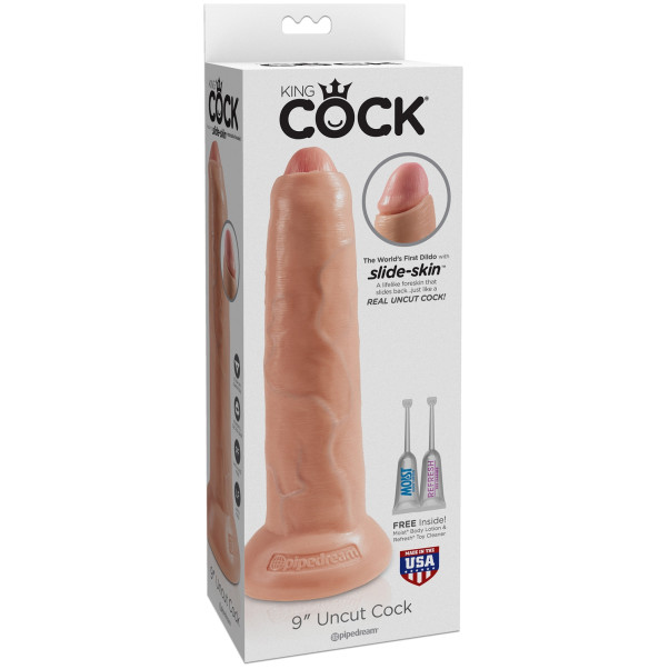 King Cock Uncut Realistischer Dildo 23 cm