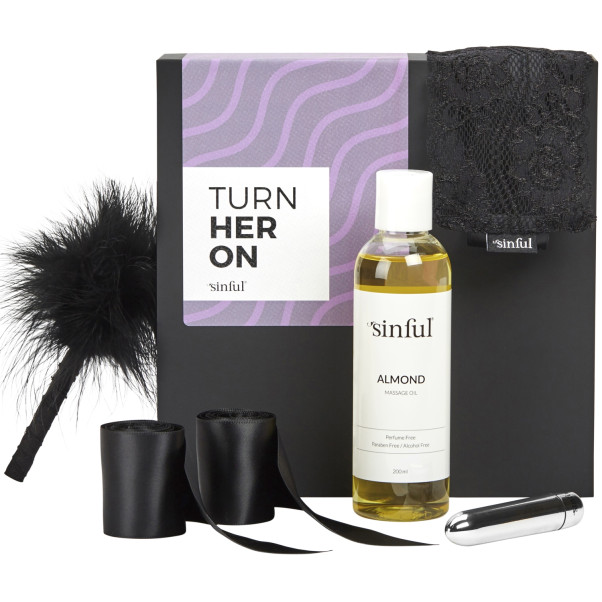 Sinful Turn Her On Sexspielzeug Box mit A–Z-Anleitung