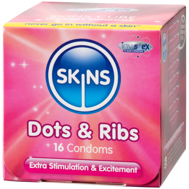 Skins Dots & Ribs Kondome 16er Pack