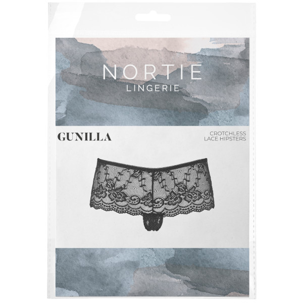 NORTIE Gunilla Schrittfreier Hipster aus Spitze Schwarz