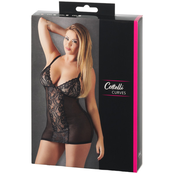 Cottelli Spitzen-Nachthemd Plus Size