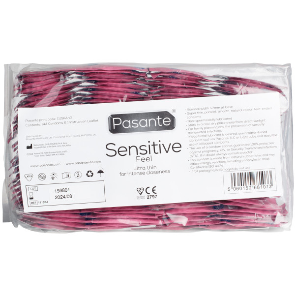 Pasante Sensitive Feel Ultradünne Kondome 144er Pack