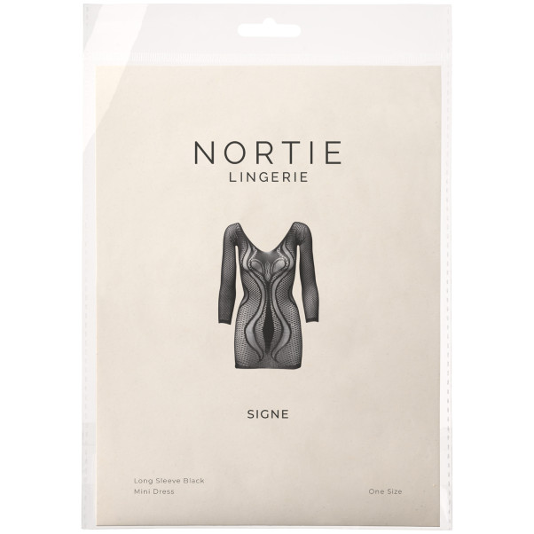 NORTIE Signe Minikleid mit langen Ärmeln