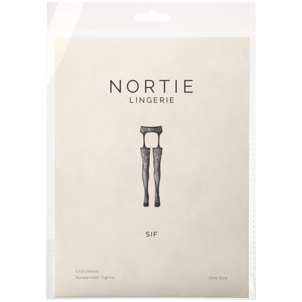 NORTIE Sif Schrittfreie Strumpfhose aus Spitze