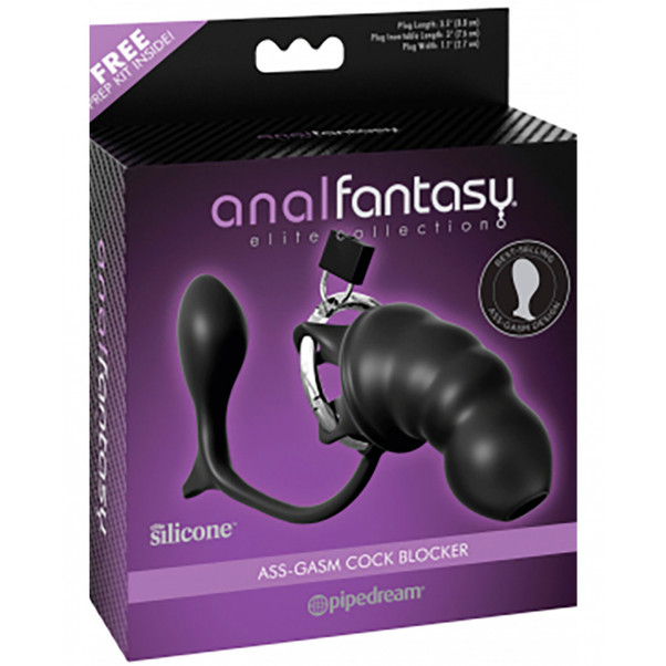 Anal Fantasy Ass-Gasm Peniskäfig mit Analplug