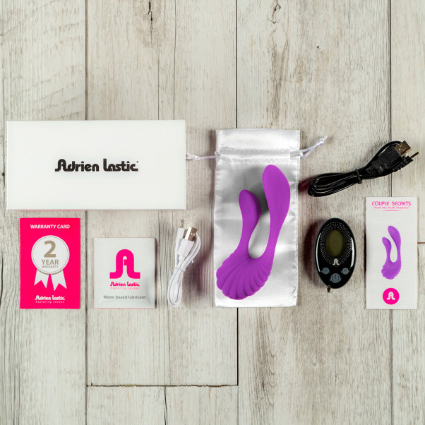 Adrien Lastic Couple Secrets Doppelvibrator mit Fernbedienung