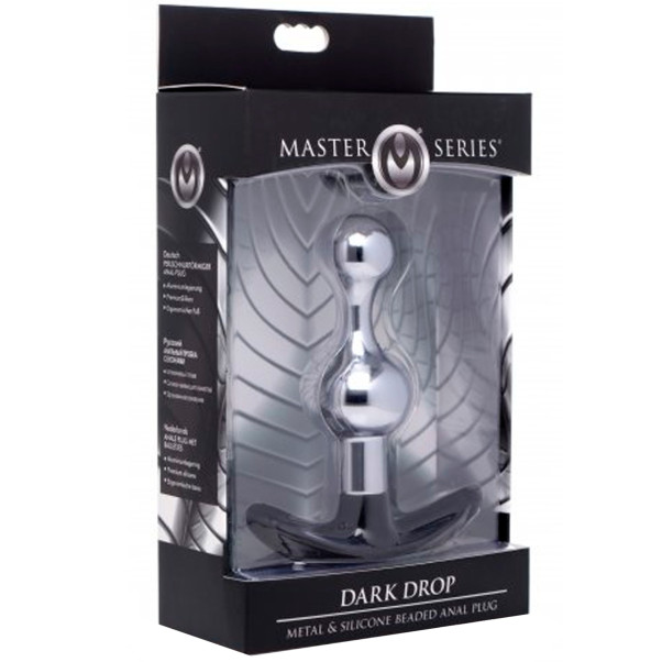 Master Series Dark Drop Analplug aus Metall