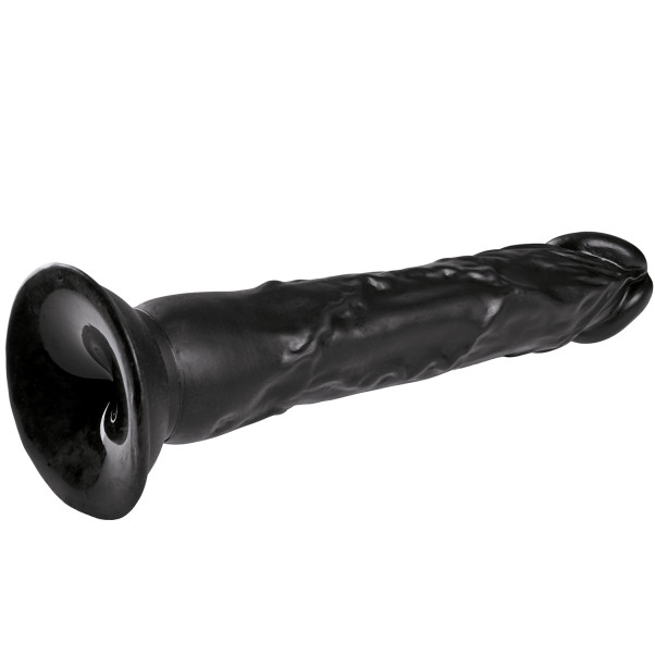 Willie City Schwarzer Realistischer Dildo mit Saugnapf 23 cm