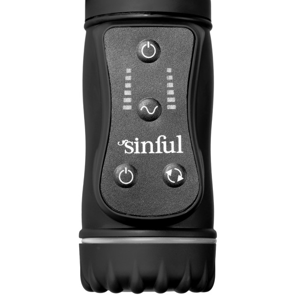 Sinful Mr Big G-Spot Wiederaufladbarer Rabbit-Vibrator