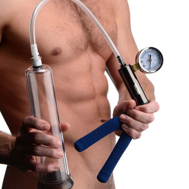 Tom of Finland Heavy Duty Penispumpe mit Manometer