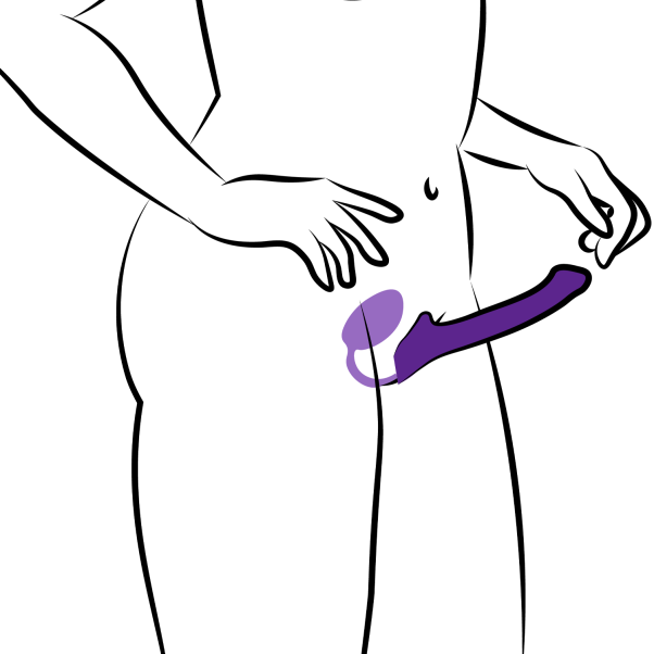 Strap-On-Me Biegbarer Umschnalldildo Large