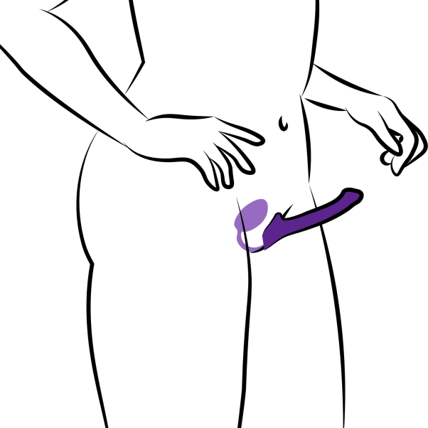 Strap-On-Me Biegbarer Umschnalldildo Small