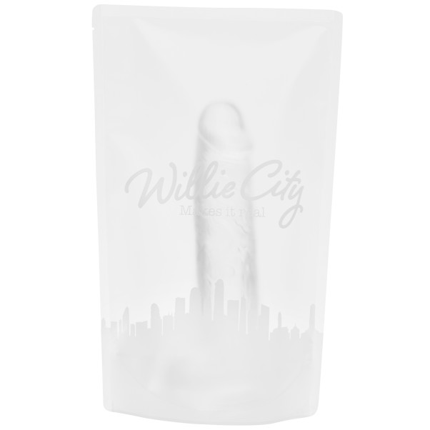 Willie City Classic Realistischer Transparenter Dildo 24,5 cm mit Saugnapf