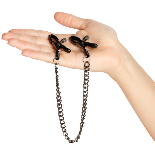 obaie Alligator Nippelklammern mit Kette