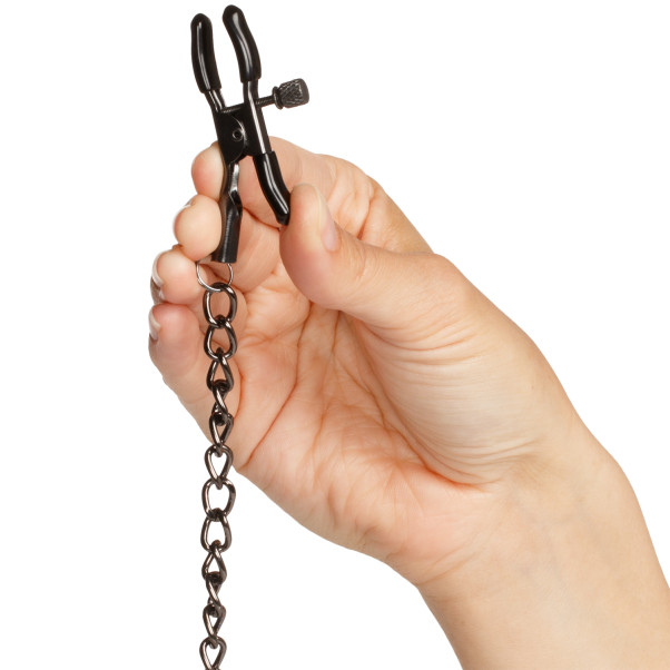 obaie Alligator Nippelklammern mit Kette