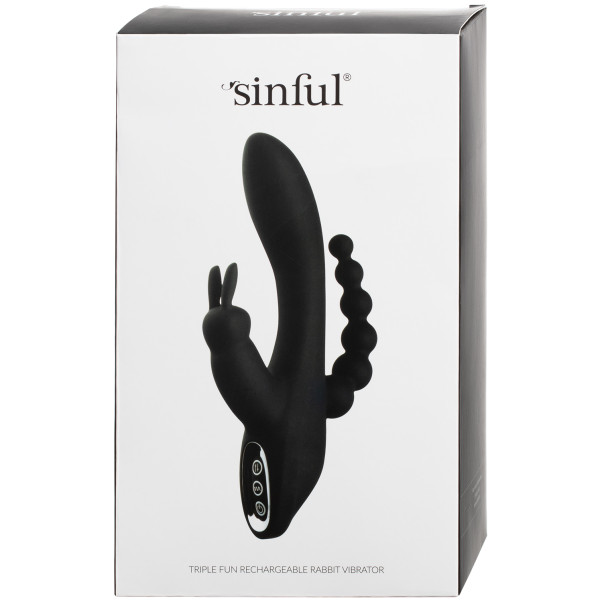 Sinful Triple Fun Wiederaufladbarer Rabbit-Vibrator