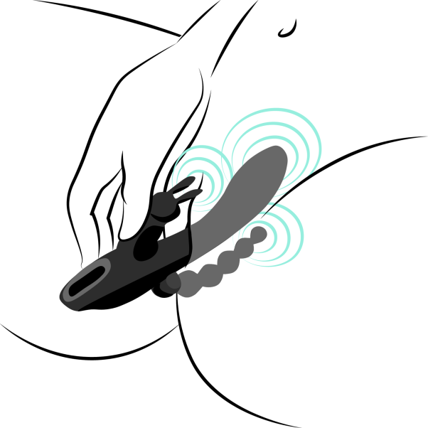 Sinful Triple Fun Wiederaufladbarer Rabbit-Vibrator