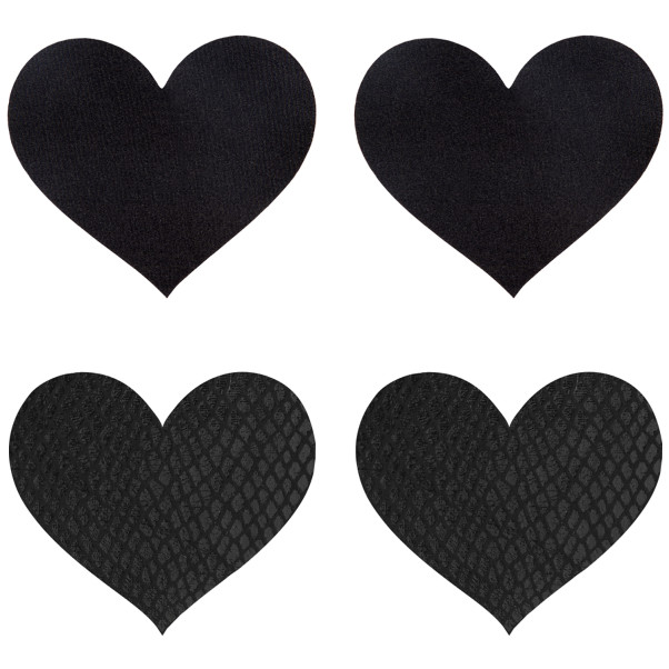 Peekaboos Herzförmige Brustwarzenaufkleber 2er-Pack