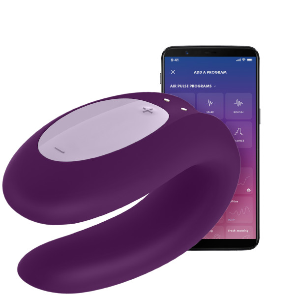 Satisfyer Double Joy App-gesteuerter Vibrator für Paare