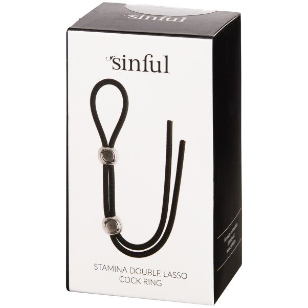 Sinful Stamina Verstellbarer Doppel-Lasso-Penisring