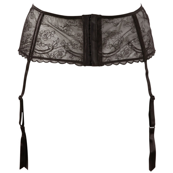 Cottelli Strapsgürtel mit Spitze Schwarz
