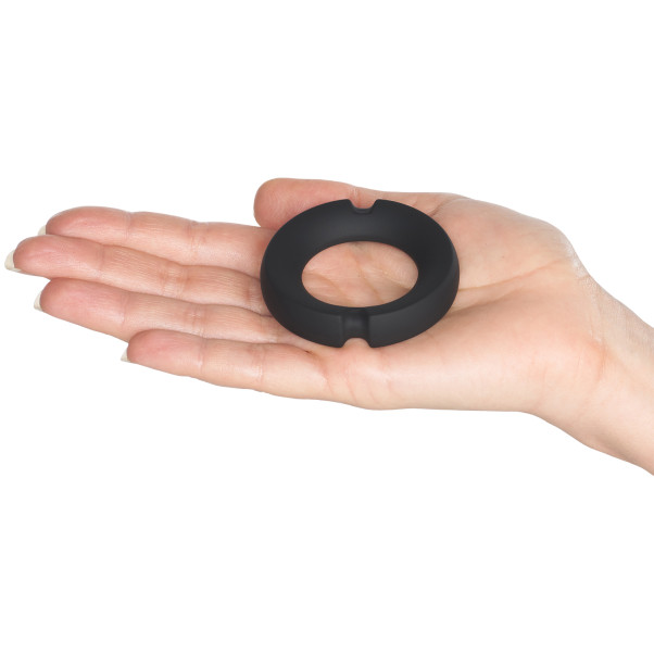 Doc Johnson Kink Silikonbeschichteter Metall-Penisring