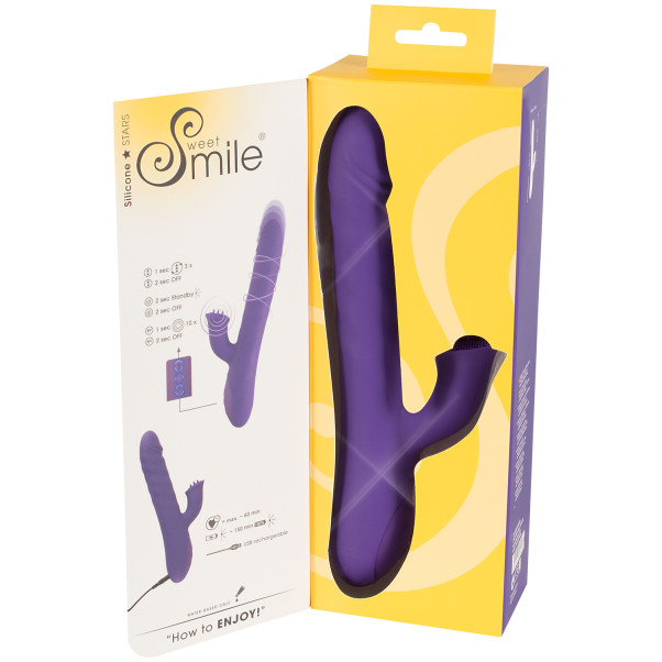 Sweet Smile Stoßender Rabbit-Vibrator