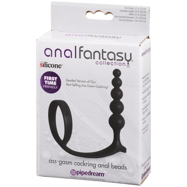 Anal Fantasy Ass-Gasm Penisring mit Analkugeln