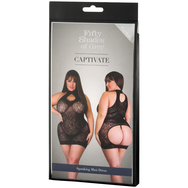 Fifty Shades Of Grey Captivate Spanking-Minikleid in Übergröße