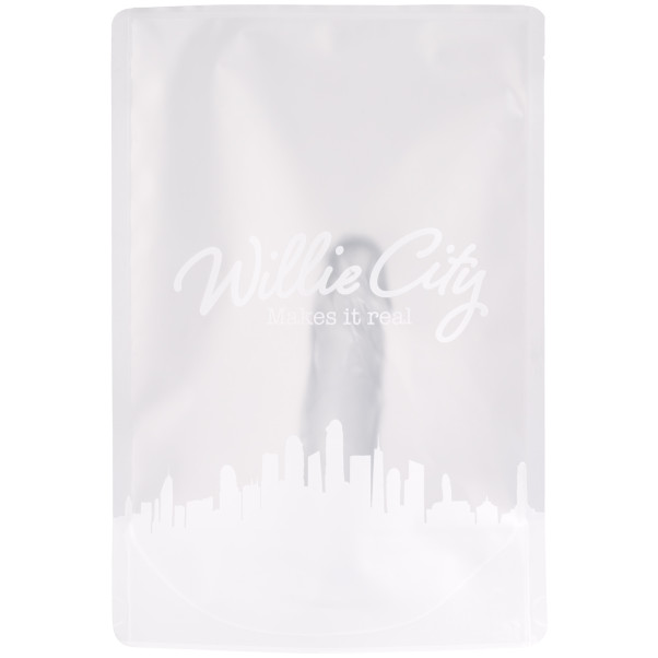 Willie City Transparenter Realistischer Dildo mit Saugnapf 15 cm