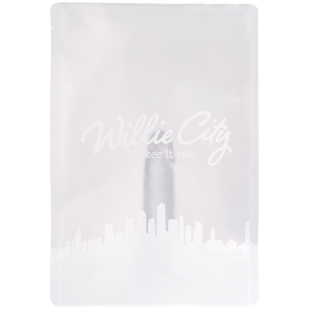 Willie City Transparenter Realistischer Dildo mit Saugnapf 13 cm