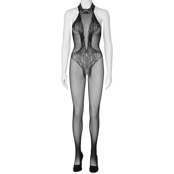Sheer Fantasy Back to Black Spitzen-Body mit Zier-Tattoo