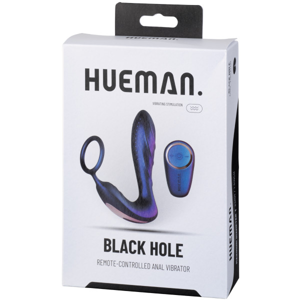 Hueman Black Hole Anal-Vibrator mit Penisring