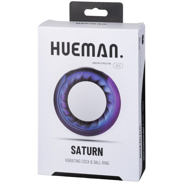 Hueman Saturn Vibrierender Penis- und Hodenring