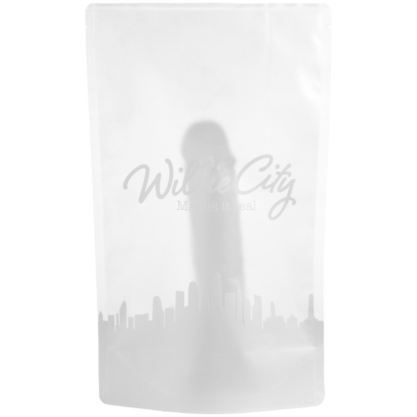 Willie City Realistischer Transparent-Mattierter Dildo mit Saugnapf 22 cm