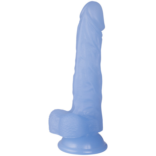 baseks Jellies Realistischer Dildo Klein Blau mit Saugnapf 20 cm