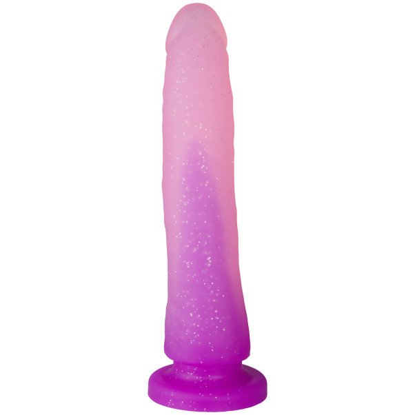 baseks Gradient Glitter Medium Dildo 20 cm mit Saugnapf