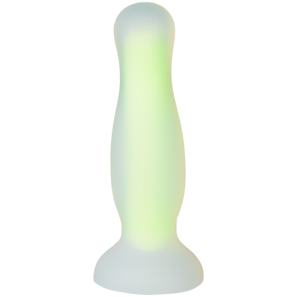 baseks Glow in the Dark Analdildo Medium Gelb