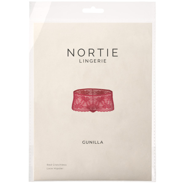 NORTIE Gunilla Schrittfreier Hipster aus roter Spitze