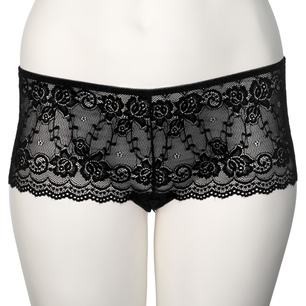 NORTIE Gunilla Schrittfreier Hipster aus Schwarzer Spitze Plus Size